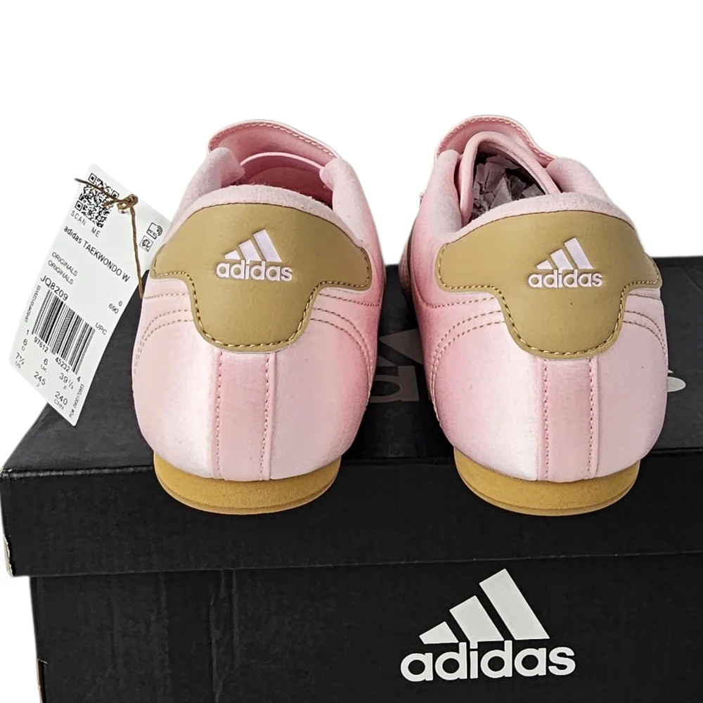 NWT Adidas Taekwondo Sneaker Clear Pink & Magic Beige women's 7.5 - Picture 12 of 16